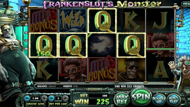 Бонусная игра Frankenslot's Monster 8