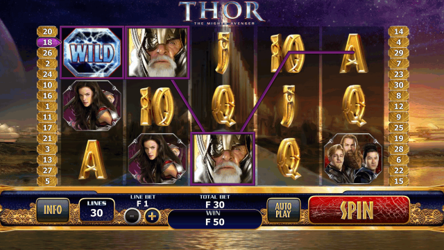 Игровой интерфейс Thor: The Mighty Avenger 10