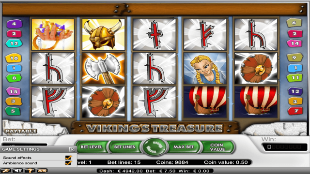 Игровой интерфейс Vikings Treasure 5