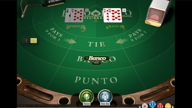 Характеристики слота Punto Banco Professional Series 1