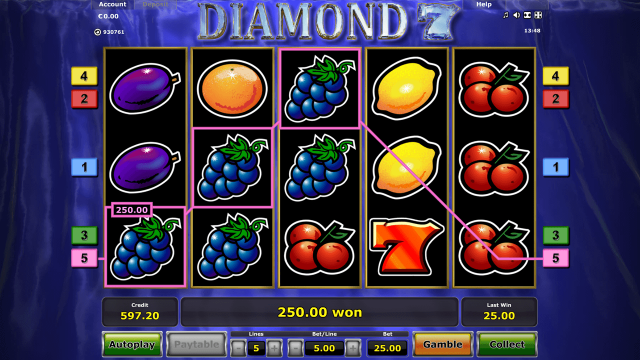 Игровой интерфейс Diamond 7 9