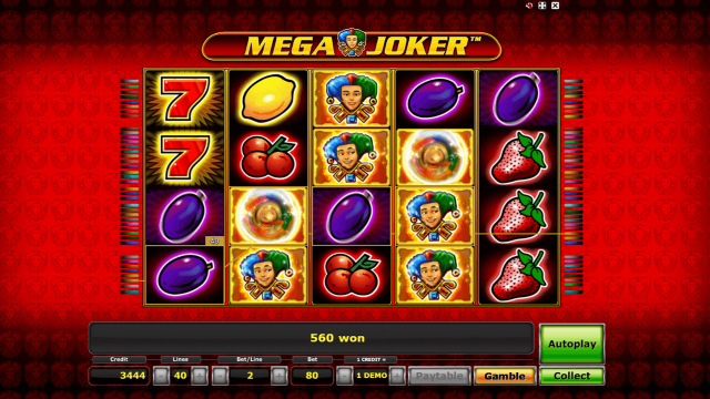 Бонусная игра Mega Joker 6
