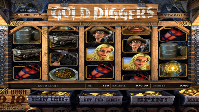 Бонусная игра Gold Diggers 9