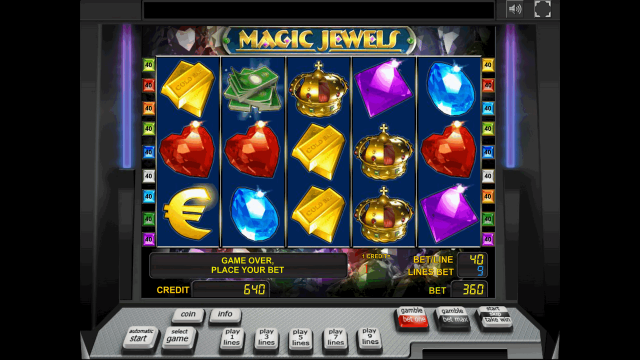 Игровой интерфейс Magic Jewels 10